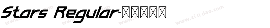 Stars Regular字体转换